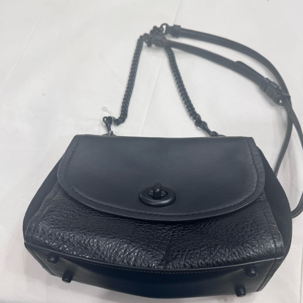 COACH - *Never Worn*| F22349- Faye Black Leather Crossbody Bag -